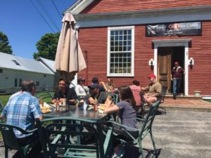 Lunch stop at Cafe Lotti, East Burke, Vermont