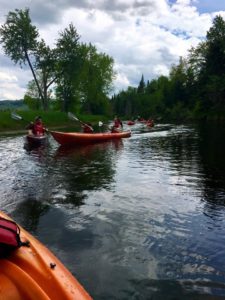 Group activity - kayaking